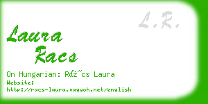 laura racs business card